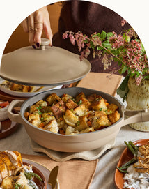 Gifts for the Host - always pan with food being served on table