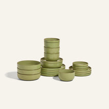 Green Dinner Plates, Salad Plates, Dinner Bowls, Dessert Plates, Soup Bowls