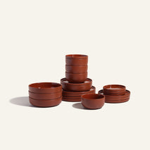 Terracotta Dinner Plates, Salad Plates, Dinner Bowls, Dessert Plates, Soup Bowls