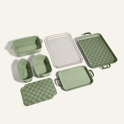 ultimate bakeware set - sage - view 1